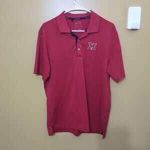 Adidas Miami of Ohio Performance Golf Polo M